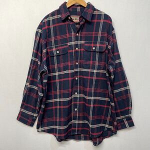 Moose Creek Men Long Sleeve Button Flannel Shirt Top Size Large Plaid M286 -3